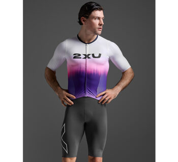 2XU Light Speed React Sleeved トライスーツ WHT/TRB
