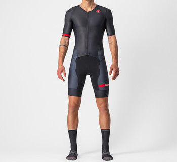 Castelli SANREMO 2 Short Sleeveトライスーツ ブラック 2024モデル